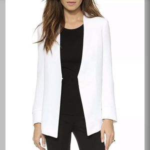 Alice + Olivia Medium Long Slim Collarless…